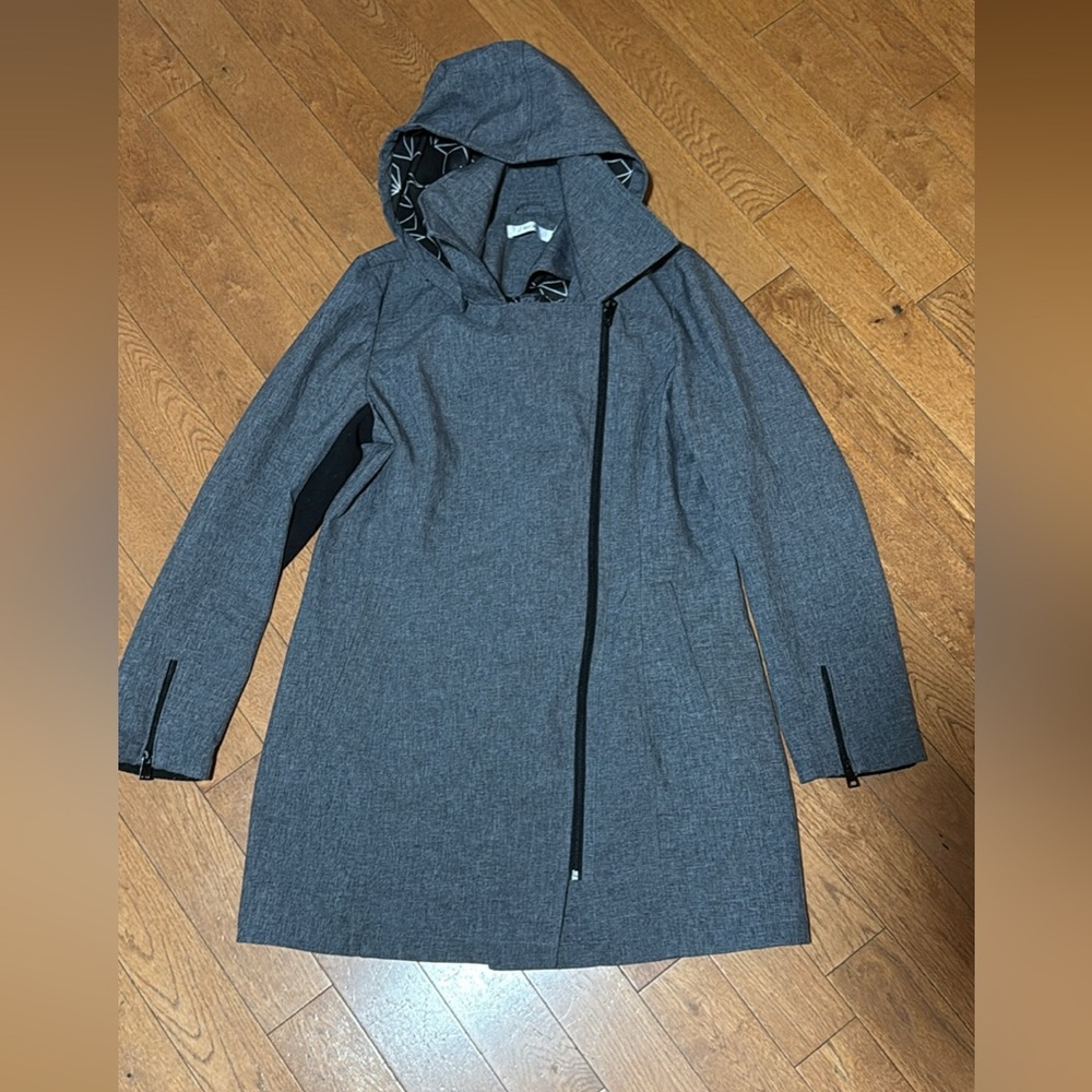 Ricki's Charcoal Hooded Trench Coat